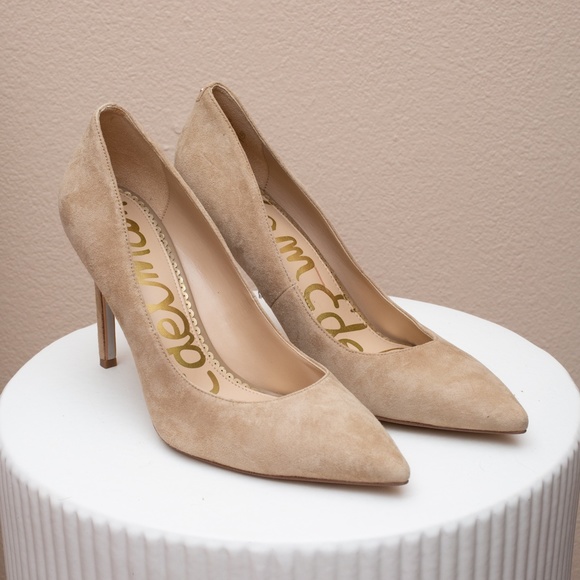 Sam Edelman Shoes - ✨LIKE NEW✨ Beige Nude Suede Pumps Heels - Sam Edelman- 9.5